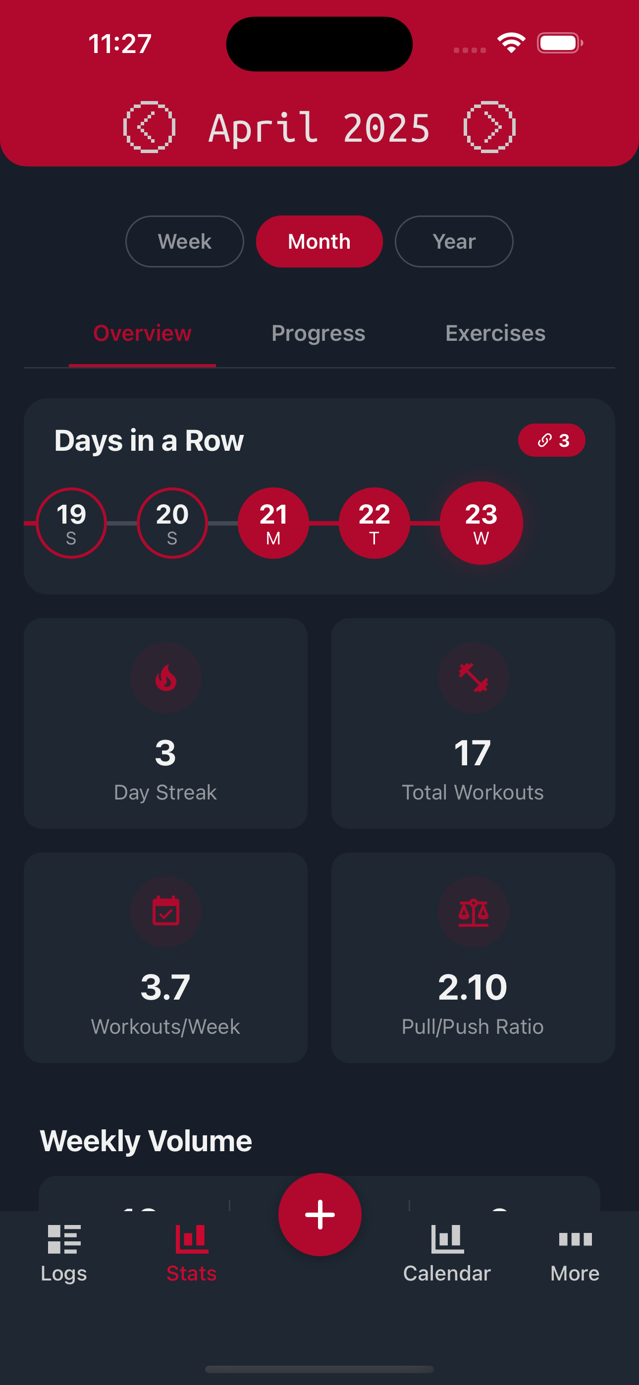 Calendar Screen